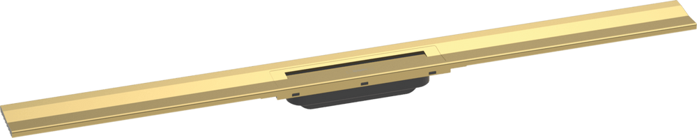 Hansgrohe RainDrain Flex Finish Set Shower Drain 1000 Cuttable For Wall Mounting - Polished Gold Optic - 56053990 - TAP 'N' SHOWER