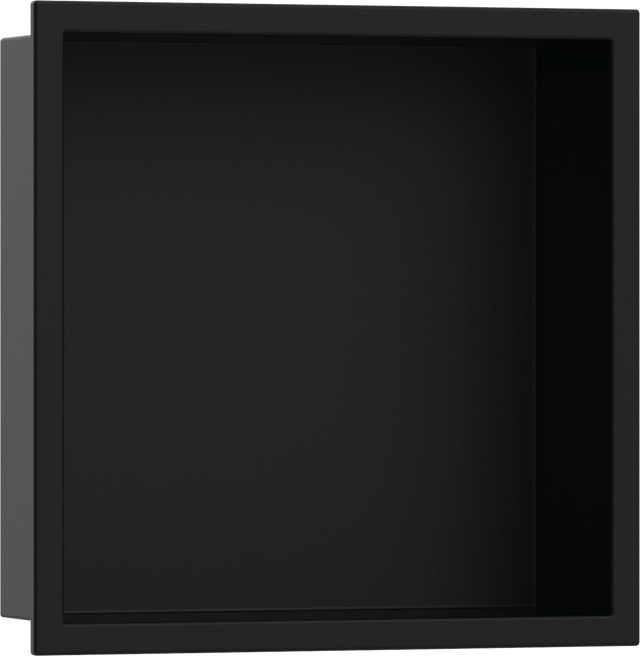 Hansgrohe Xtrastoris Original Wall Niche With Frame 300/300/100 - Matt Black - 56061670 - TAP 'N' SHOWER