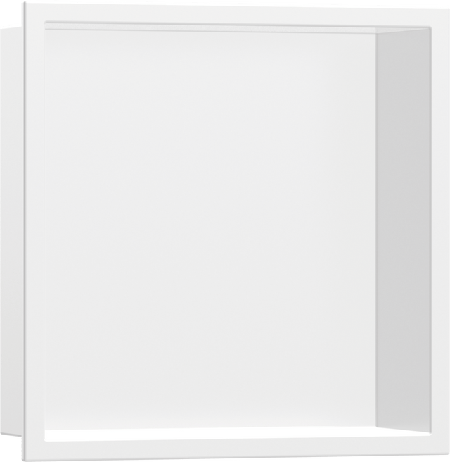 Hansgrohe Xtrastoris Original Wall Niche With Frame 300/300/100 - Matt White - 56061700 - TAP 'N' SHOWER