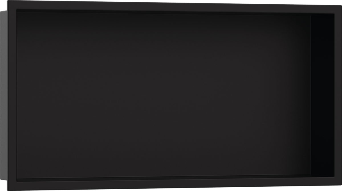 Hansgrohe XtraStoris Original Wall Niche With Frame 300/600/100 - Matt Black - 56064670 - TAP 'N' SHOWER