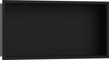 Hansgrohe XtraStoris Original Wall Niche With Frame 300/600/100 - Matt Black - 56064670 - TAP 'N' SHOWER