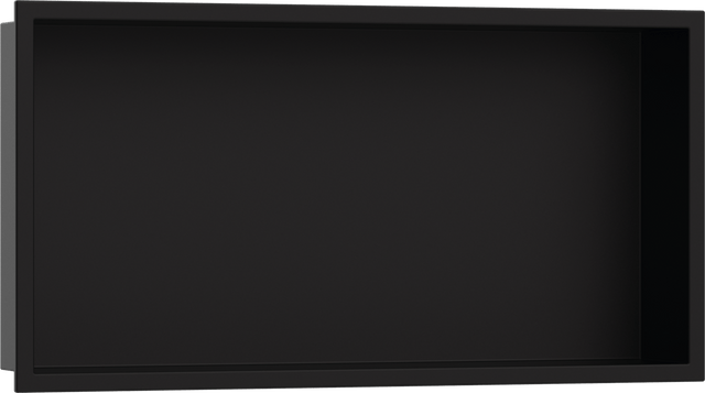 Hansgrohe XtraStoris Original Wall Niche With Frame 300/600/100 - Matt Black - 56064670 - TAP 'N' SHOWER