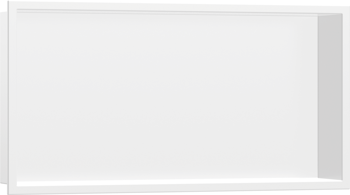 Hansgrohe XtraStoris Original Wall Niche With Frame 300/600/100 - Matt White - 56064700 - TAP 'N' SHOWER