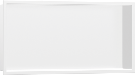 Hansgrohe XtraStoris Original Wall Niche With Frame 300/600/100 - Matt White - 56064700 - TAP 'N' SHOWER