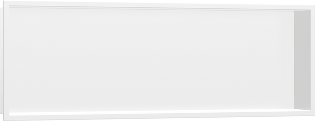 Hansgrohe Xtrastoris Original Wall Niche With Frame 300/900/100 - Matt White - 56067700 - TAP 'N' SHOWER