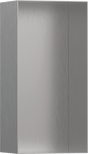 Hansgrohe XtraStoris Minimalistic Wall Niche Frameless 300/150/100 - Brushed Stainless Steel - 56070800 - TAP 'N' SHOWER