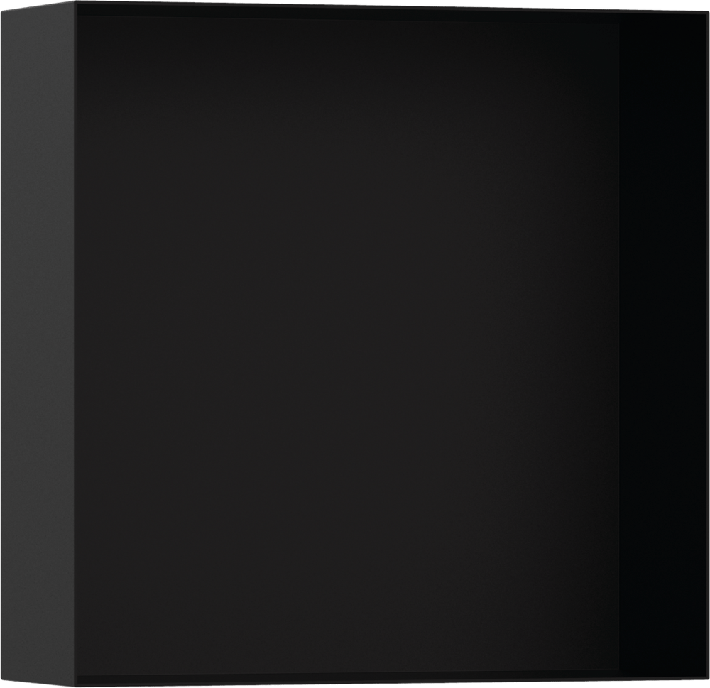 Hansgrohe XtraStoris Minimalistic Wall Niche Frameless 300/300/100 - Matt Black - 56073670 - TAP 'N' SHOWER