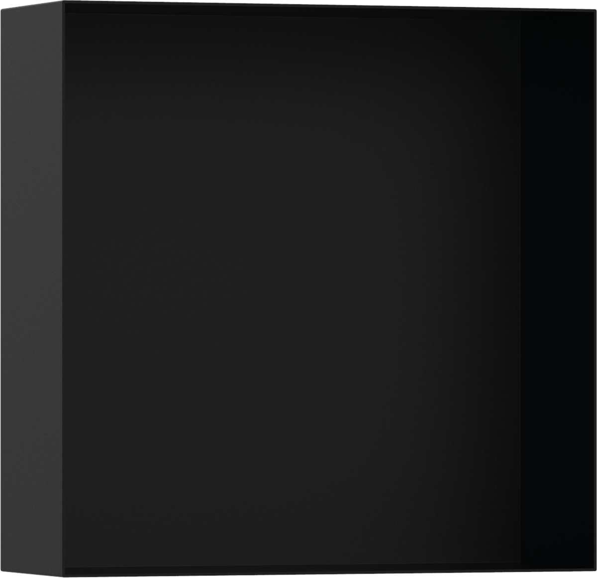 Hansgrohe XtraStoris Minimalistic Wall Niche Frameless 300/300/100 - Matt Black - 56073670 - TAP 'N' SHOWER