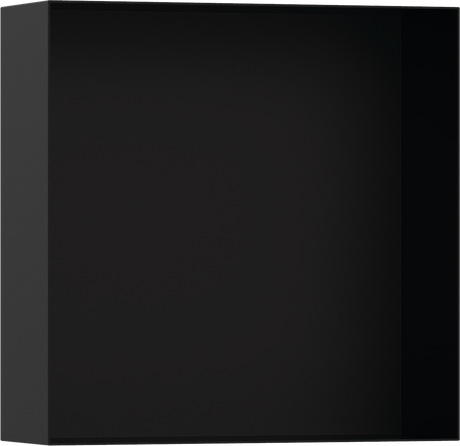 Hansgrohe XtraStoris Minimalistic Wall Niche Frameless 300/300/100 - Matt Black - 56073670 - TAP 'N' SHOWER