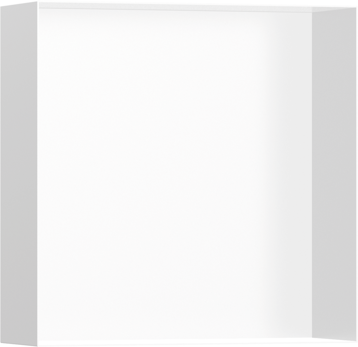 Hansgrohe XtraStoris Minimalistic Wall Niche Frameless 300/300/100 - Matt White - 56073700 - TAP 'N' SHOWER