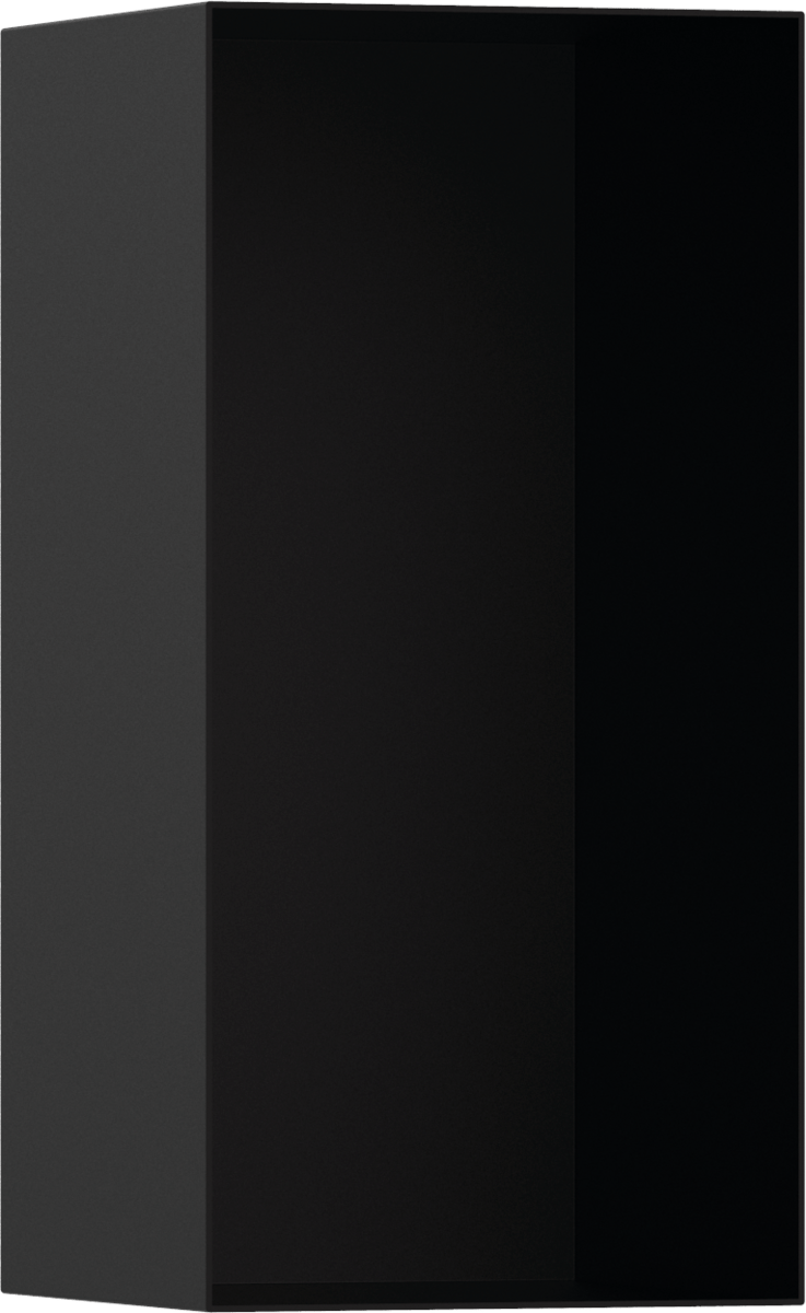 Hansgrohe XtraStoris Minimalistic Wall Niche Frameless 300/150/140 - Matt Black - 56076670 - TAP 'N' SHOWER