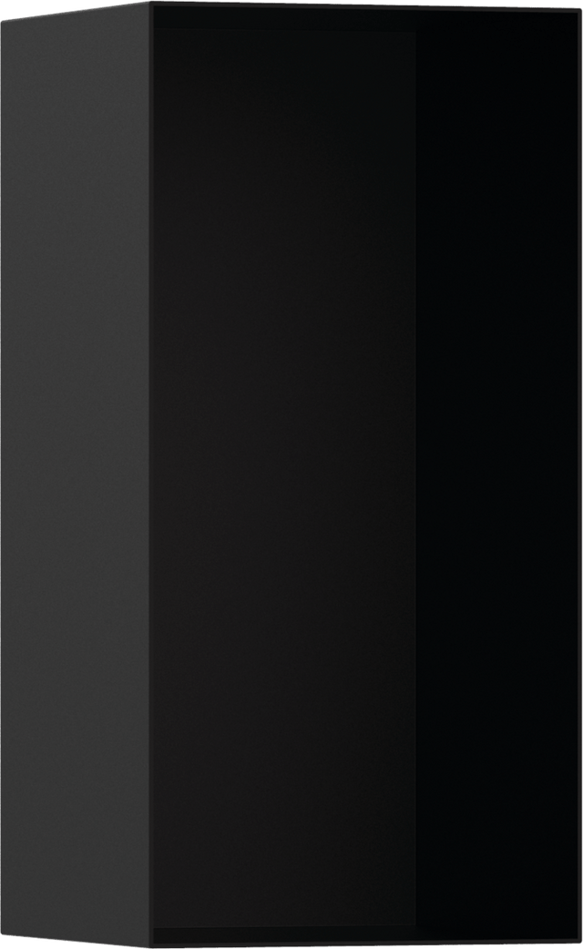 Hansgrohe XtraStoris Minimalistic Wall Niche Frameless 300/150/140 - Matt Black - 56076670 - TAP 'N' SHOWER