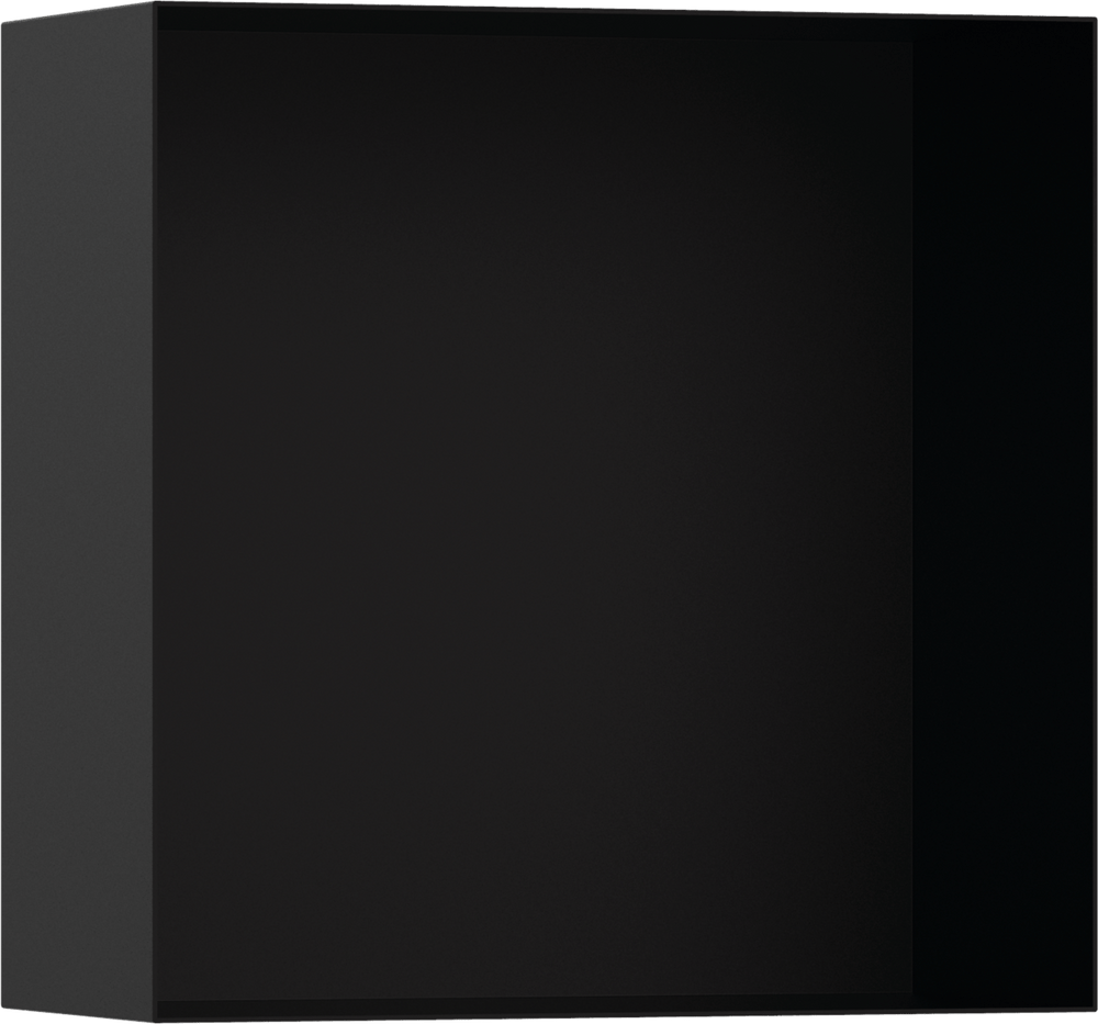 Hansgrohe XtraStoris Minimalistic Wall Niche Frameless 300/300/140 - Matt Black - 56079670 - TAP 'N' SHOWER