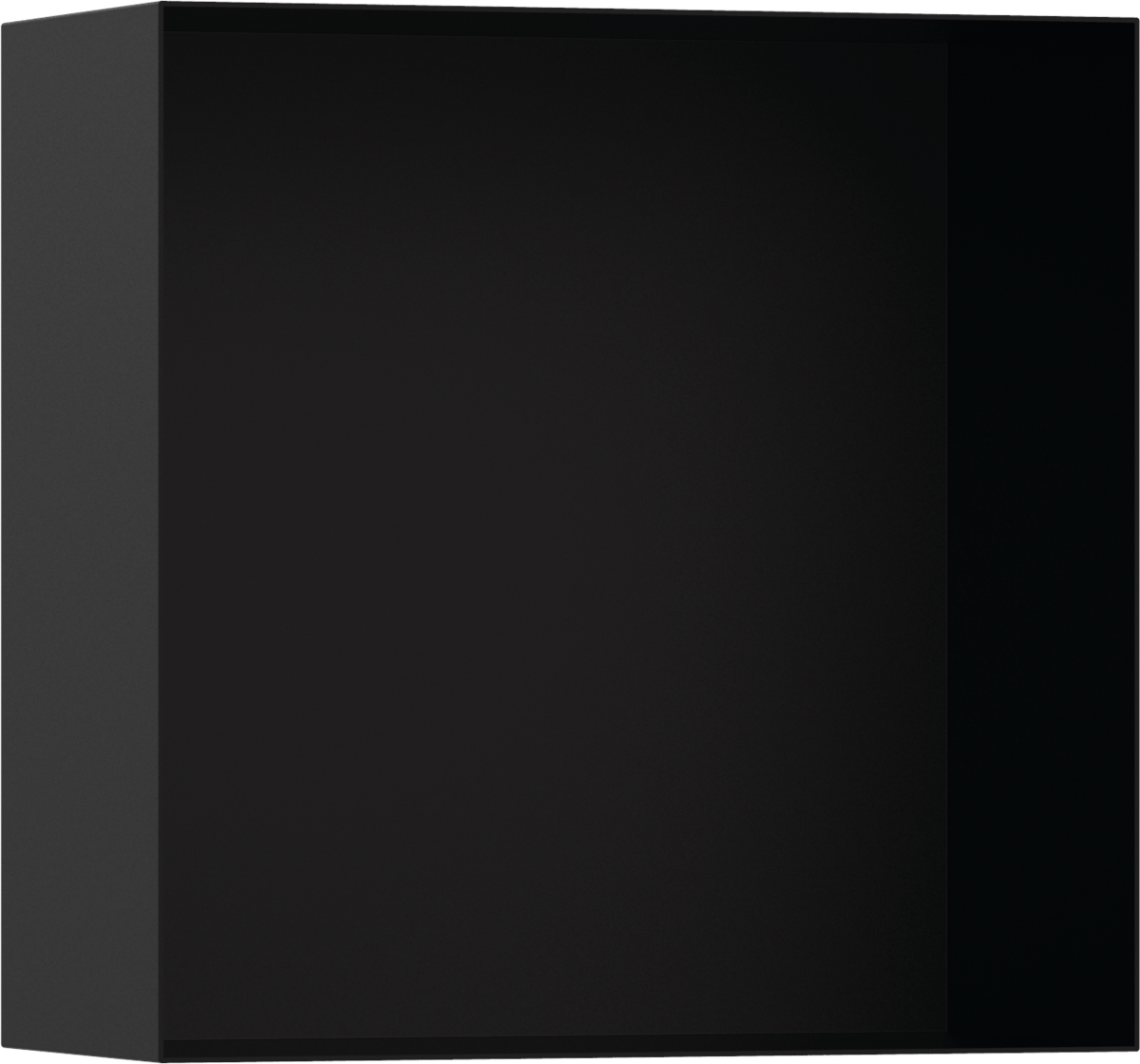 Hansgrohe XtraStoris Minimalistic Wall Niche Frameless 300/300/140 - Matt Black - 56079670 - TAP 'N' SHOWER