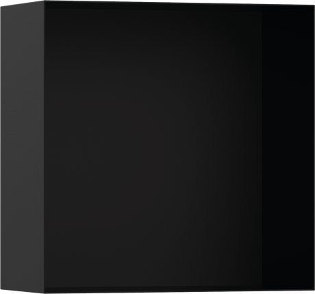 Hansgrohe XtraStoris Minimalistic Wall Niche Frameless 300/300/140 - Matt Black - 56079670 - TAP 'N' SHOWER