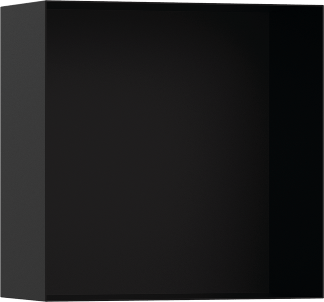 Hansgrohe XtraStoris Minimalistic Wall Niche Frameless 300/300/140 - Matt Black - 56079670 - TAP 'N' SHOWER