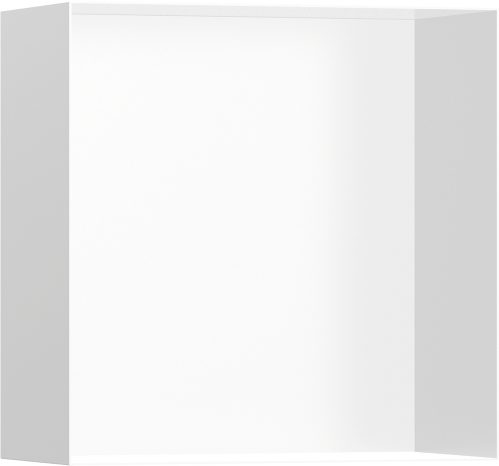 Hansgrohe XtraStoris Minimalistic Wall Niche Frameless 300/300/140 - Matt White - 56079700 - TAP 'N' SHOWER