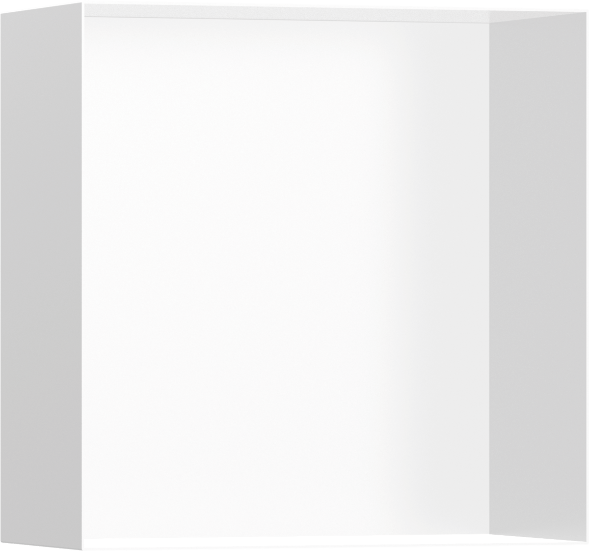 Hansgrohe XtraStoris Minimalistic Wall Niche Frameless 300/300/140 - Matt White - 56079700 - TAP 'N' SHOWER