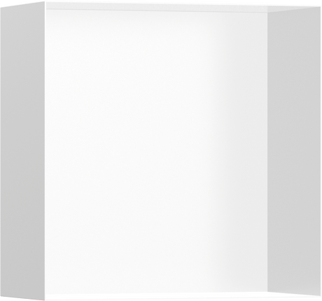 Hansgrohe XtraStoris Minimalistic Wall Niche Frameless 300/300/140 - Matt White - 56079700 - TAP 'N' SHOWER