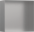 Hansgrohe XtraStoris Minimalistic Wall Niche Frameless 300/300/140 - Brushed Stainless Steel - 56079800 - TAP 'N' SHOWER