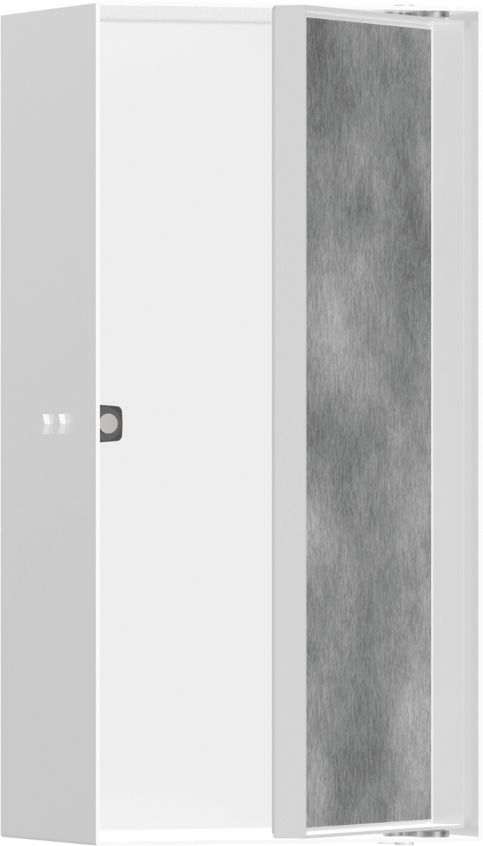 Hansgrohe XtraStoris Rock Wall Niche With Tileable Door 300/150/100 - Matt White - 56082700 - TAP 'N' SHOWER