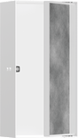 Hansgrohe XtraStoris Rock Wall Niche With Tileable Door 300/150/100 - Matt White - 56082700 - TAP 'N' SHOWER
