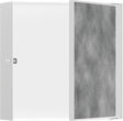 Hansgrohe XtraStoris Rock Wall Niche With Tileable Door 300/300/100 - Matt White - 56085700 - TAP 'N' SHOWER