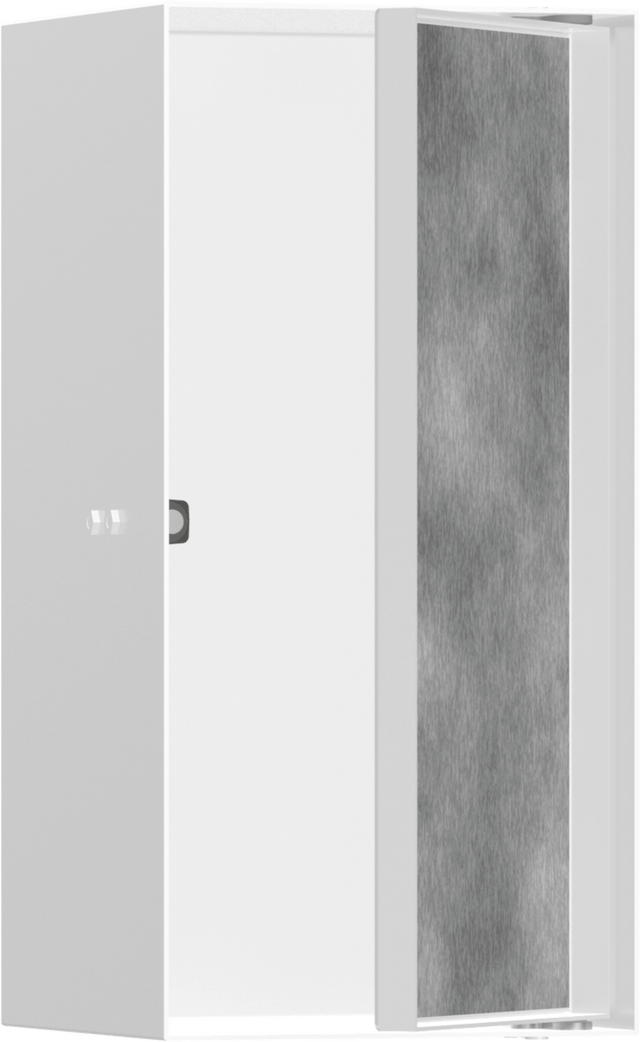 Hansgrohe XtraStoris Rock Wall Niche With Tileable Door 300/150/140 - Matt White - 56088700 - TAP 'N' SHOWER