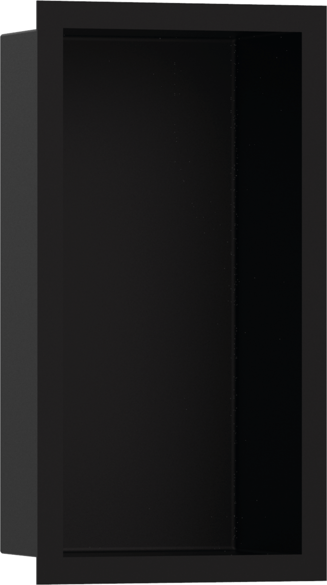 Hansgrohe XtraStoris Individual Wall Niche Matt Black With Design Frame 300x150x100 - Matt Black - 56095670 - TAP 'N' SHOWER