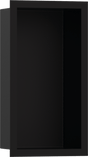 Hansgrohe XtraStoris Individual Wall Niche Matt Black With Design Frame 300x150x100 - Matt Black - 56095670 - TAP 'N' SHOWER