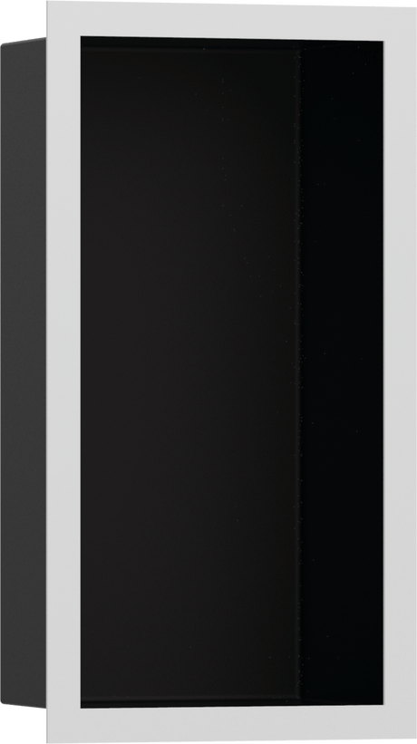 Hansgrohe XtraStoris Individual Wall Niche Matt Black With Design Frame 300x150x100 - Matt White - 56095700 - TAP 'N' SHOWER