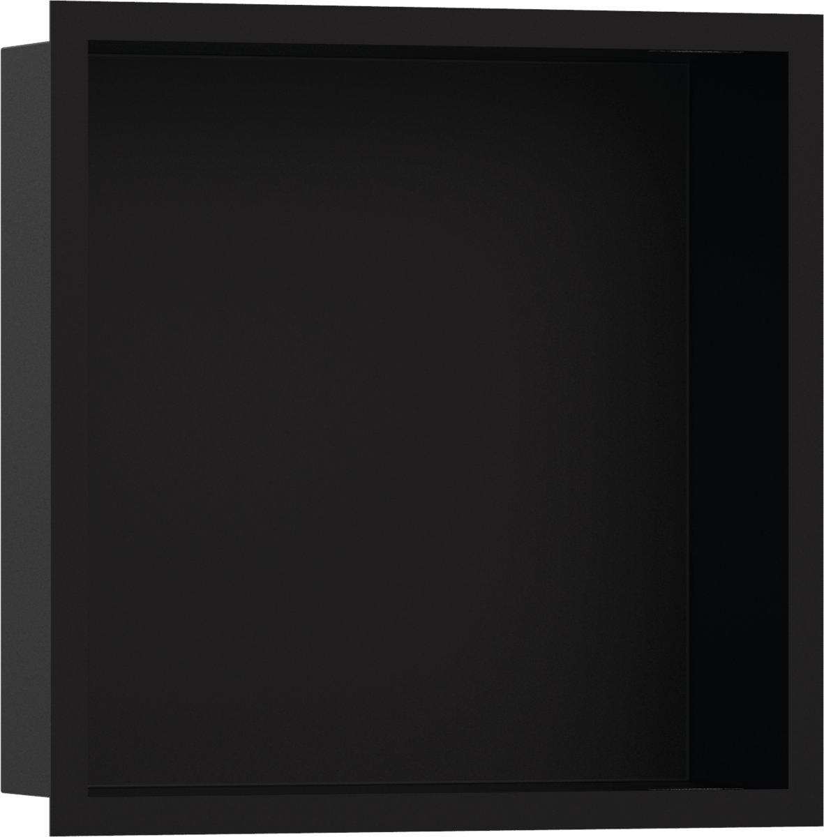 Hansgrohe XtraStoris Individual Wall Niche Matt Black With Design Frame 300/300/100 - Matt Black - 56098670 - TAP 'N' SHOWER
