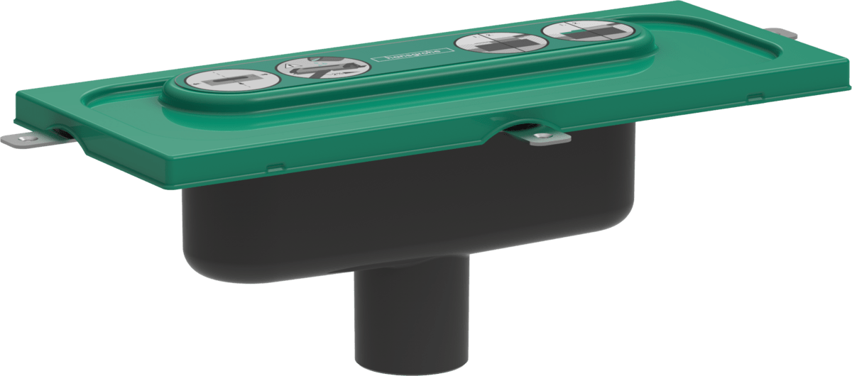 Hansgrohe uBox Universal Base Set For Finish Sets For Vertical Installation - 01002180 - TAP 'N' SHOWER