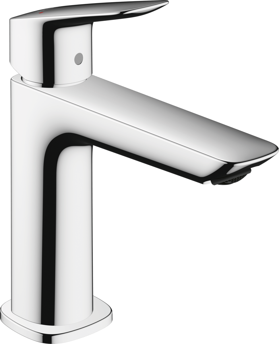Hansgrohe Logis Single Lever Basin Mixer 110 Fine With Pop - up Waste Set - Chrome - 71251000 - TAP 'N' SHOWER