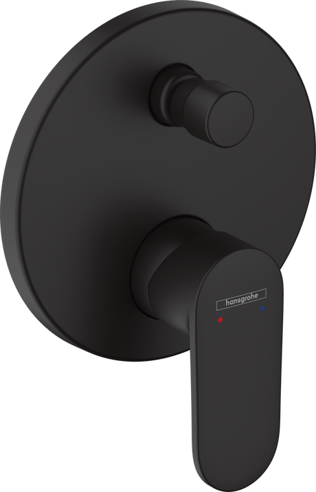 Hansgrohe Vernis Blend Single Lever Bath Mixer For Concealed Installation - Matt Black - 71466670 - TAP 'N' SHOWER