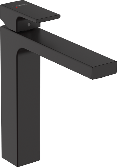 Hansgrohe Vernis Shape Single Lever Basin Mixer 190 Without Waste Set - Matt Black - 71591670 - TAP 'N' SHOWER