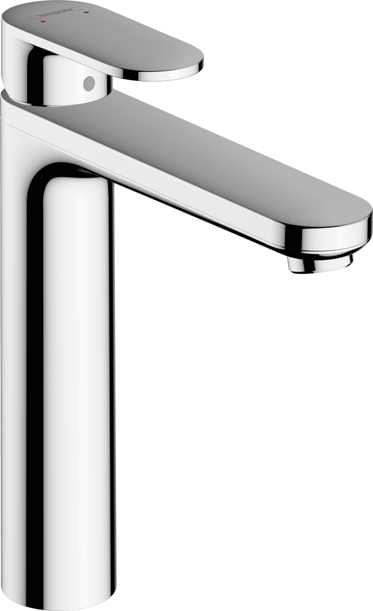 Hansgrohe Vernis Blend Single Lever Basin Mixer 190 With Isolated Water Conduction And Pop - up Waste Set - Chrome - 71572000 - TAP 'N' SHOWER
