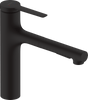 Hansgrohe Zesis M33 Single Lever Kitchen Mixer 160 Pull - out Spray 2jet Sbox Lite - Matt Black - 74804670 - TAP 'N' SHOWER