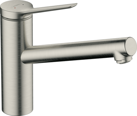 Hansgrohe Zesis M33 Single Lever Kitchen Mixer 150 1jet - Stainless Steel - 74802800 - TAP 'N' SHOWER