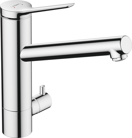 Hansgrohe Zesis M33 Single Lever Kitchen Mixer 200 Device Shut - off Valve 1jet - Chrome - 74808000 - TAP 'N' SHOWER