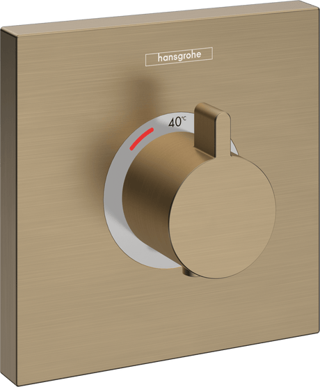 Hansgrohe ShowerSelect Thermostatic Mixer Highflow For Concealed Installation - Brushed Bronze - 15760140 - TAP 'N' SHOWER