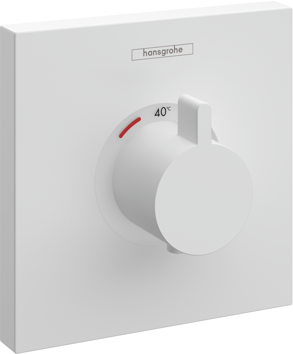 Hansgrohe ShowerSelect Thermostatic Mixer Highflow For Concealed Installation - Matt White - 15760700 - TAP 'N' SHOWER