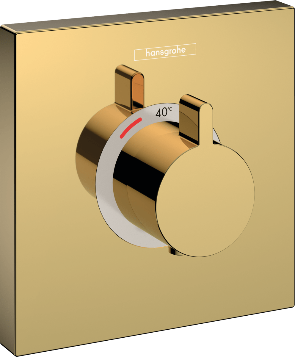 Hansgrohe ShowerSelect Thermostatic Mixer Highflow For Concealed Installation - Polished Gold Optic - 15760990 - TAP 'N' SHOWER