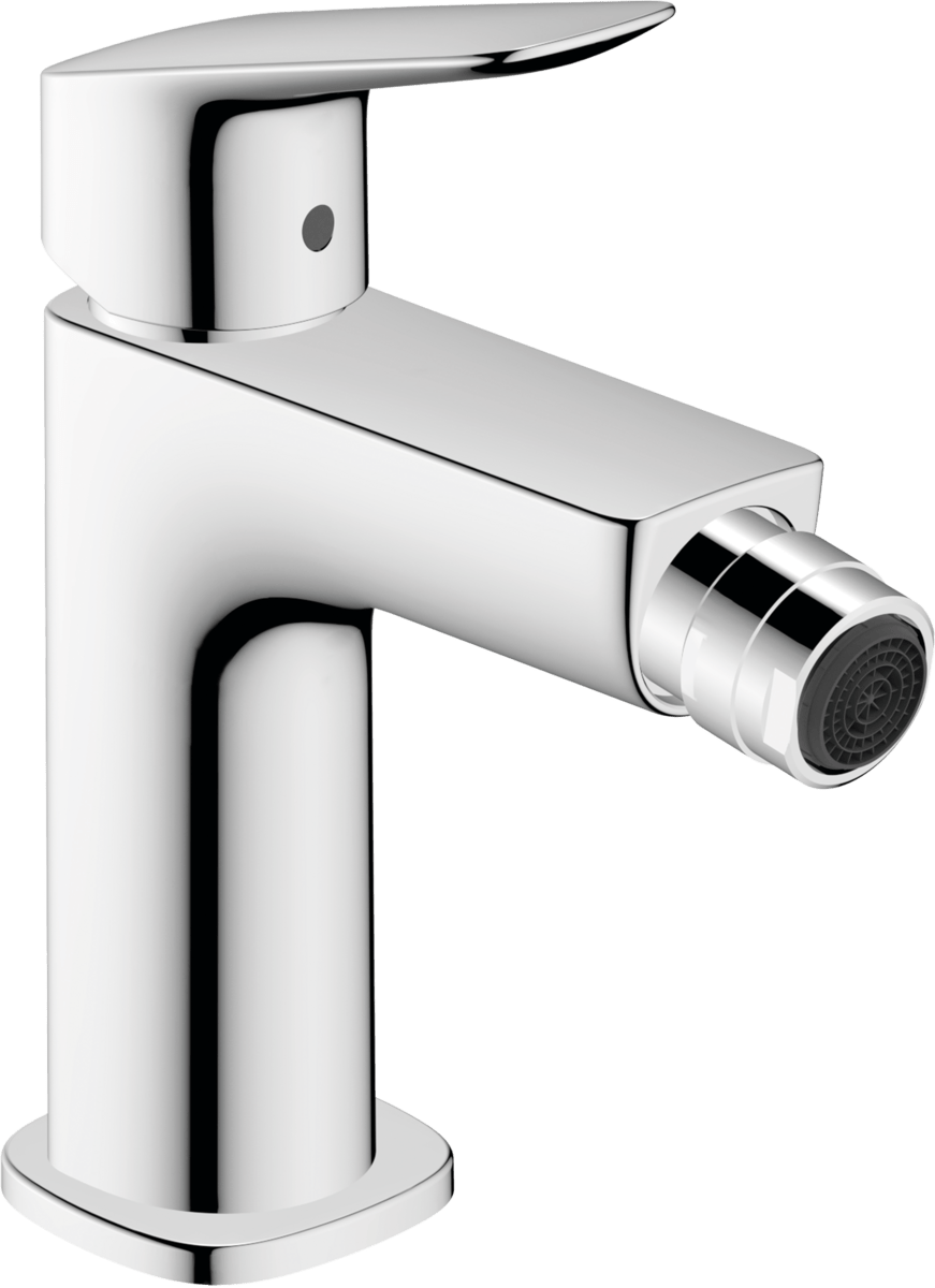 Hansgrohe Logis Single Lever Bidet Mixer 110 Fine With Pop - up Waste Set - Chrome - 71201000 - TAP 'N' SHOWER