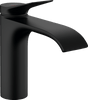 Hansgrohe Vivenis Single Lever Basin Mixer 110 Coolstart Without Waste Set - Matt Black - 75024670 - TAP 'N' SHOWER