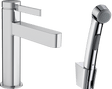 Hansgrohe Finoris Single Lever Basin Mixer 110 With Bidette Hand Shower And Shower Hose 160 Cm - Chrome - 76210000 - TAP 'N' SHOWER