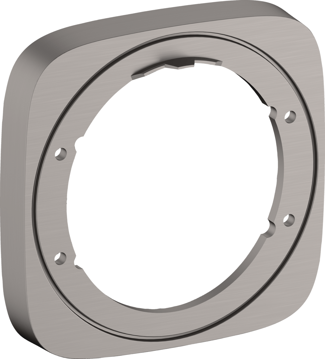 Hansgrohe Puravida Extension Element 157 X 157 mm - Brushed Black Chrome - 15597340 - TAP 'N' SHOWER