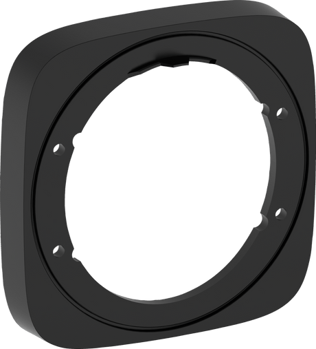 Hansgrohe Puravida Extension Element 157 X 157 mm - Matt Black - 15597670 - TAP 'N' SHOWER