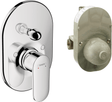 Hansgrohe Vernis Blend Bath Mixer Set For Concealed Installation - Chrome - 71473000 - TAP 'N' SHOWER