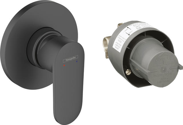 Hansgrohe Vernis Blend Shower Mixer Set For Concealed Installation - Matt Black - 71663670 - TAP 'N' SHOWER